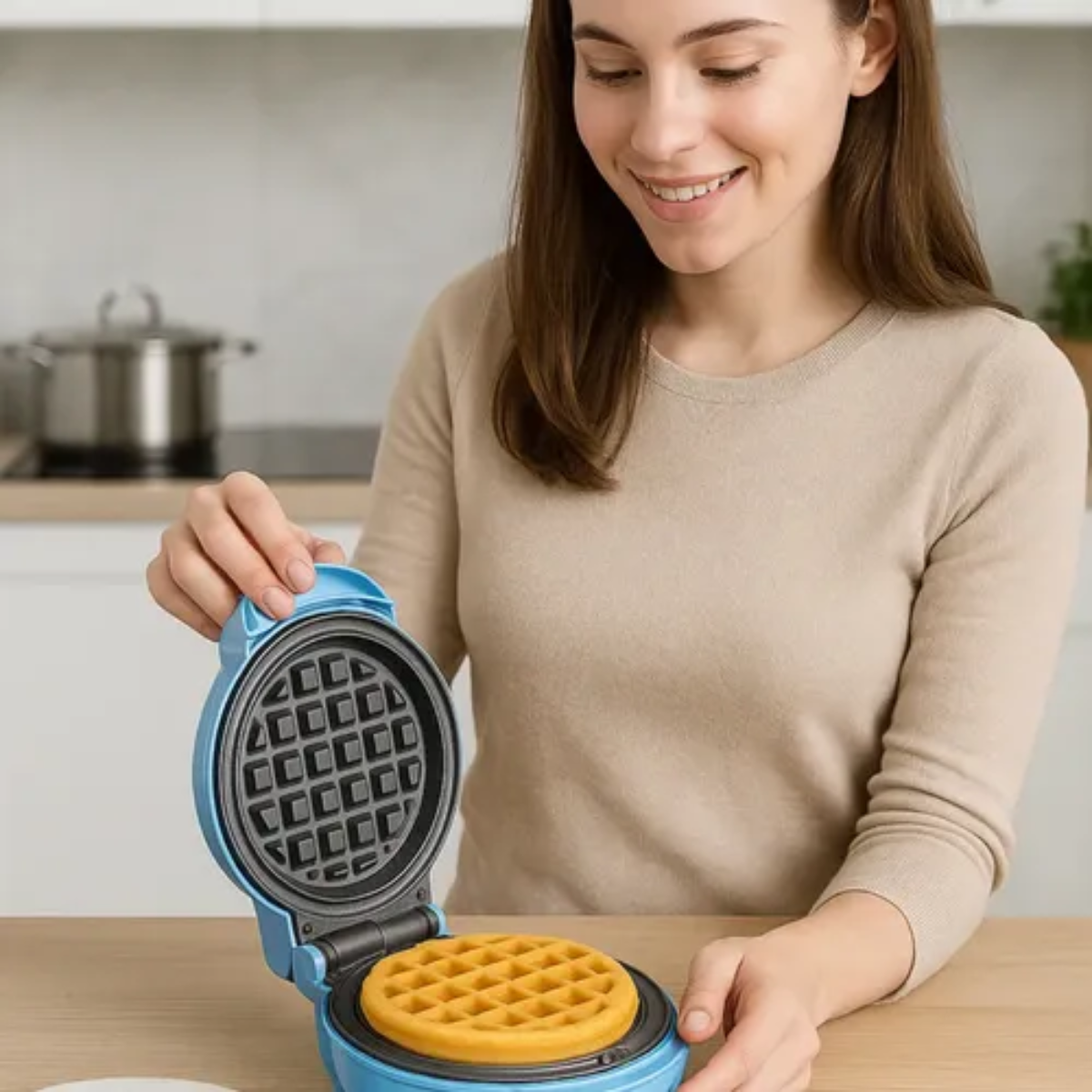 Mini Waflera 3 En 1 Waflera Crepera Done